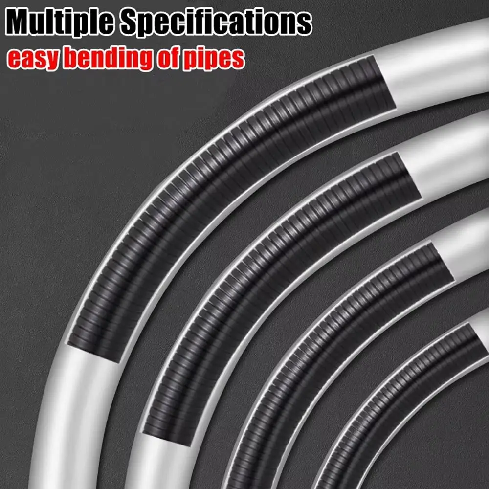 

1Pcs 420mm PVC Pipe Spring Bender 12.4-26.4mm Square Steel Wire Pipe Bending Tool 3/8 1/2 3/4 Curve Spring Wire Tube Manual Tool