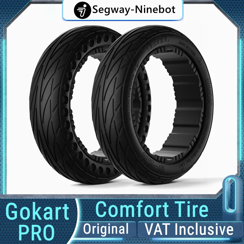 Original Ninebot Comfort Tire for Ninebot By Segway Electric GoKart Pro  S-MAX Self Balance Scooter Front Rear Wheel Accessories