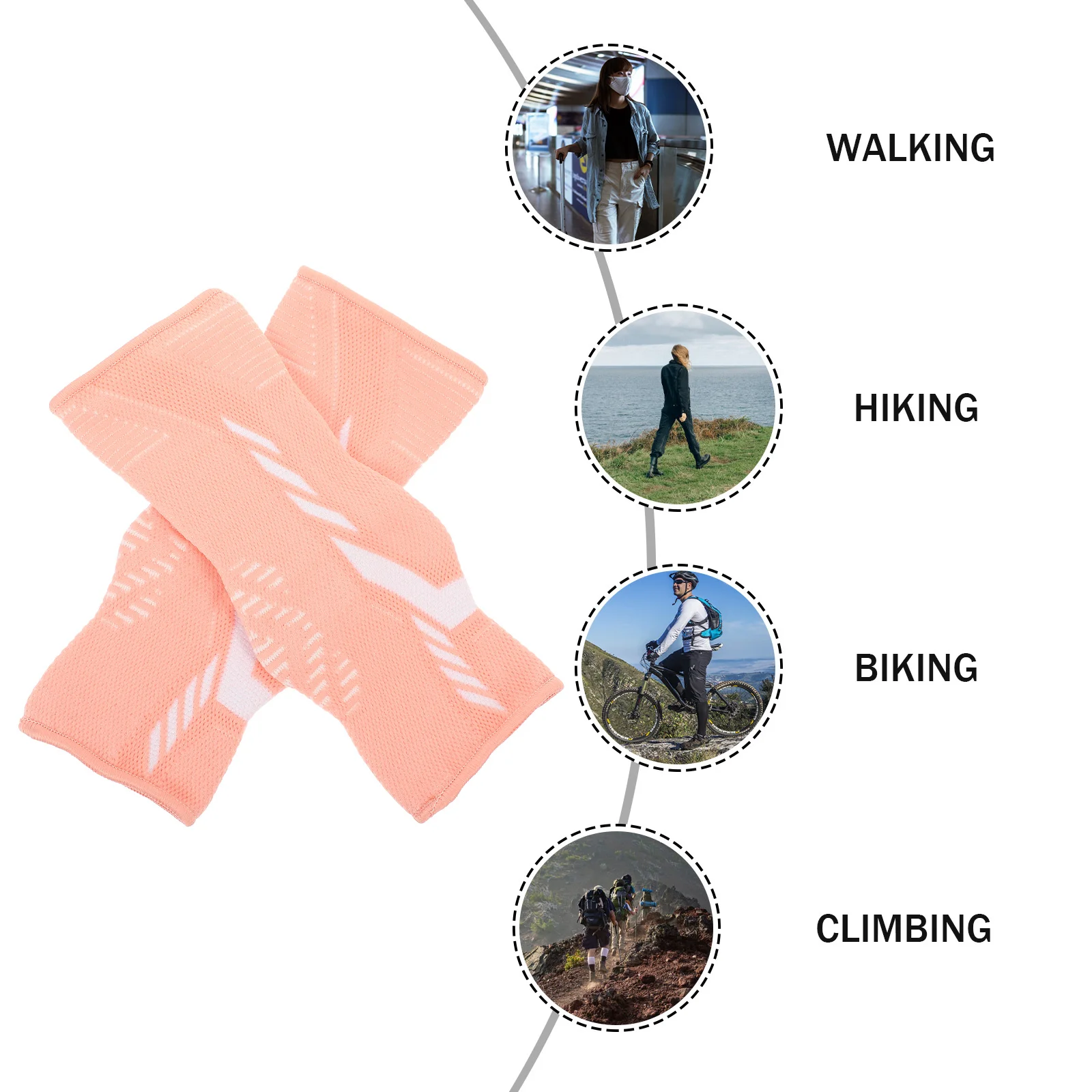 1 زوج ضغط الكاحل كم للرياضة لتخفيف الآلام التهاب اللفافة الأخمصية الجوارب حماية القدم دعم ارتداء أداة الرعاية الصحية