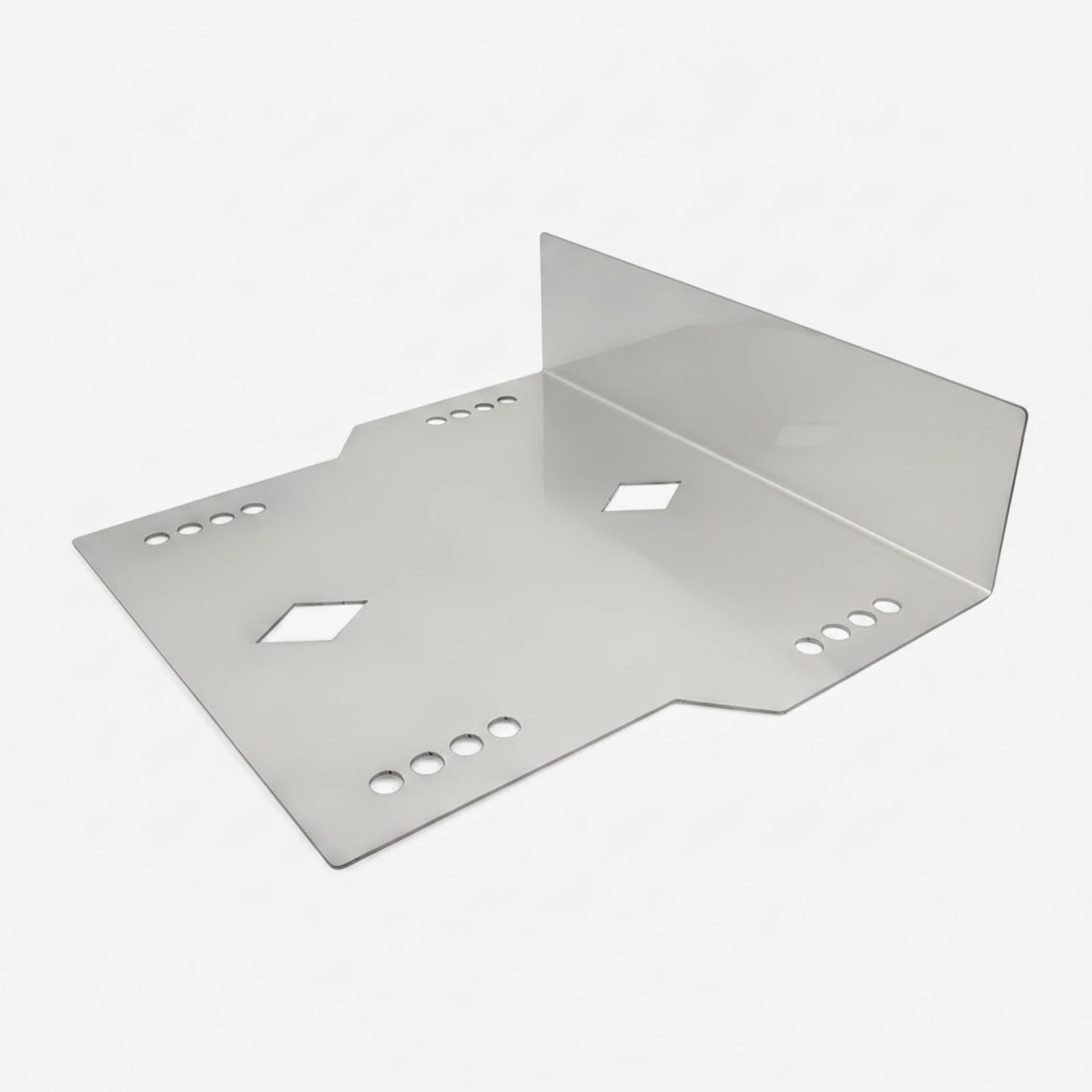 Outboard Motor Mounting Plate Stainless Steel Motor Bracket Support Plate with Pre-Drilled Holes Sturdy Marine Hardware Stable