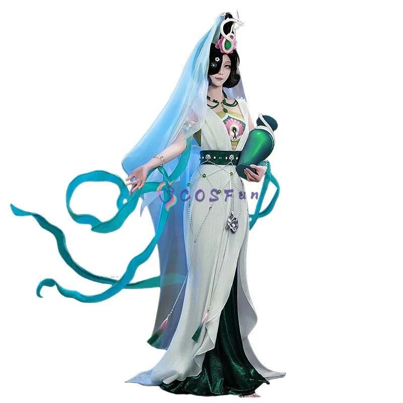 

Reverse:1999 Tuesday Christine Cosplay Charming Chinese Hanfu with Necklace Bracelet for Halloween Party Carnival Uniform