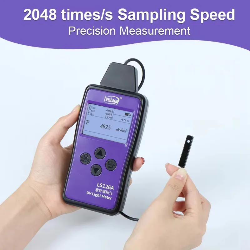 LS126A 340nm~420nm UVA LED 라디오미터 UV 강도 측정 지수계 경화광 라디오미터 디지털 UV 라이트 미터