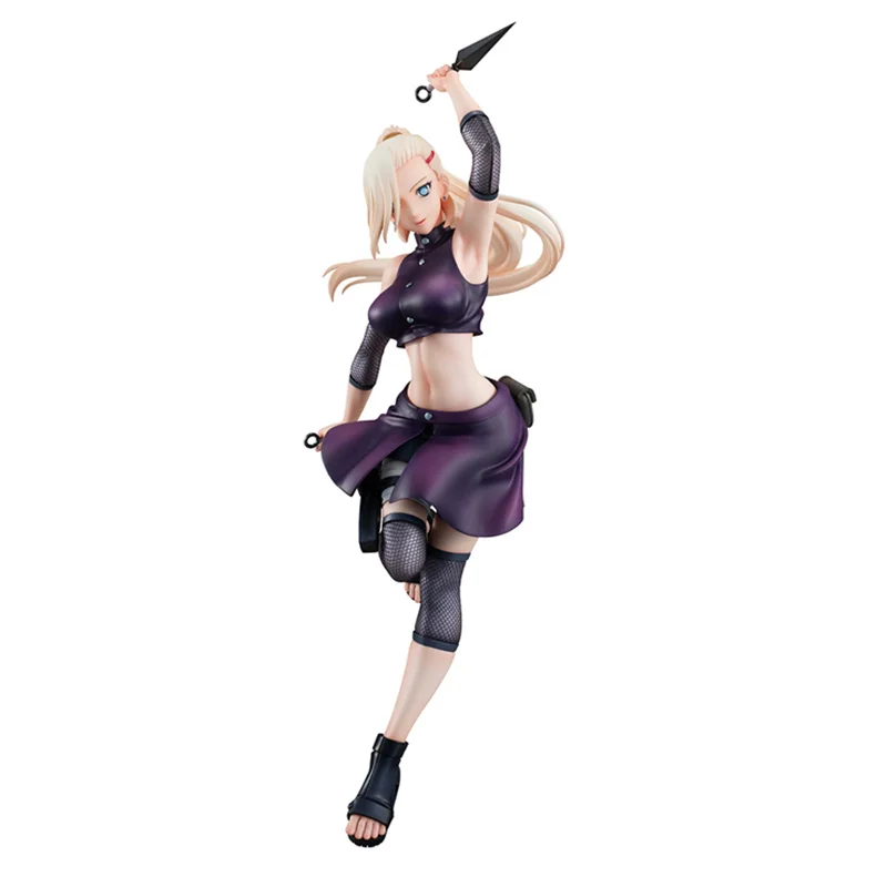 Stock Naruto Nara Temari Anime Figure Original Genuine Megahouse G·E·M Swimsuit Series Collection Model Boxed Ornament Figurine