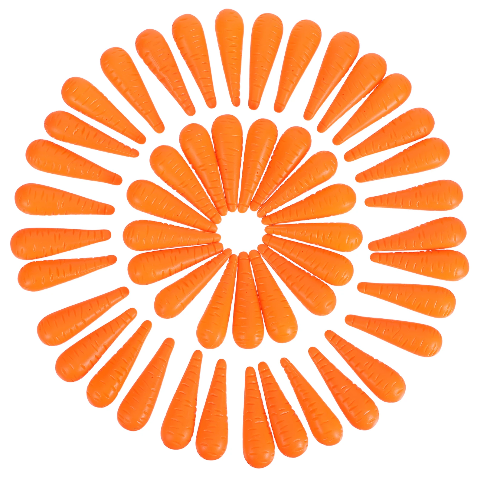

50 Pcs Christmas Accessories Carrot Noses for Crafts Novelty Snowman Decor Carnival Accessory