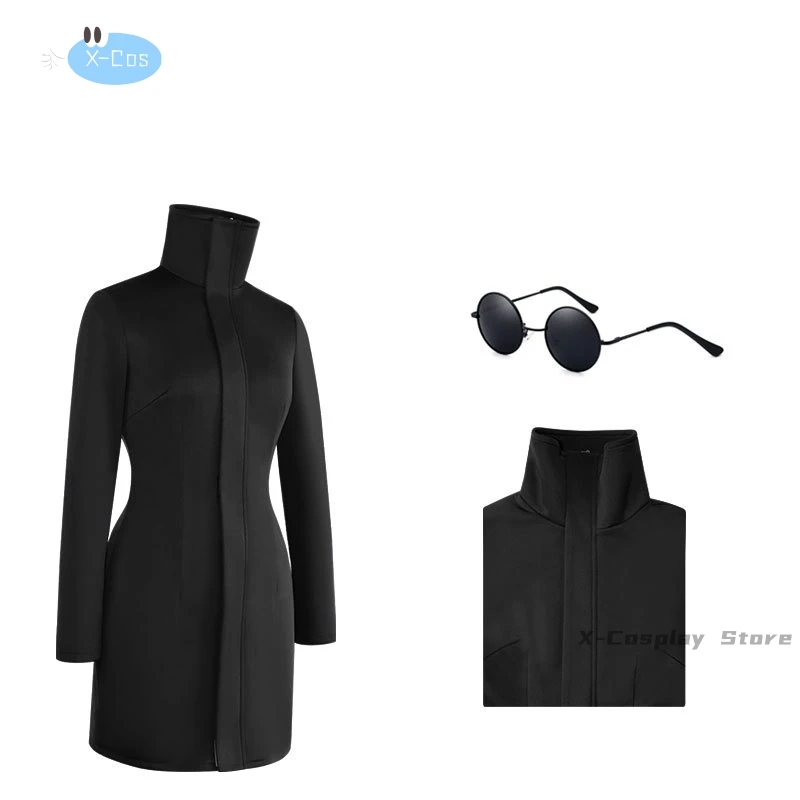 Uniforme de Cosplay Gojo Satoru pour hommes et femmes, olympiques d'Halloween, tissu extensible, robe sexy violette avec ensemble de lunettes