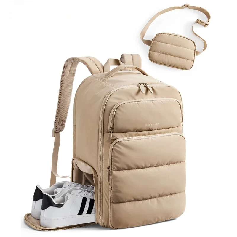 

35л дорожный рюкзак 17,3-дюймовый рюкзак для переноски, одобренный полетом, водонепроницаемый повседневный рюкзак для женщин