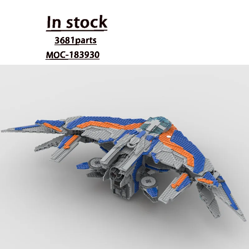 

MOC-183930 Classic New Space Spaceship Battleship Building Block Model, 3681 Parts, Boys' and Children's Birthday Toy Gift