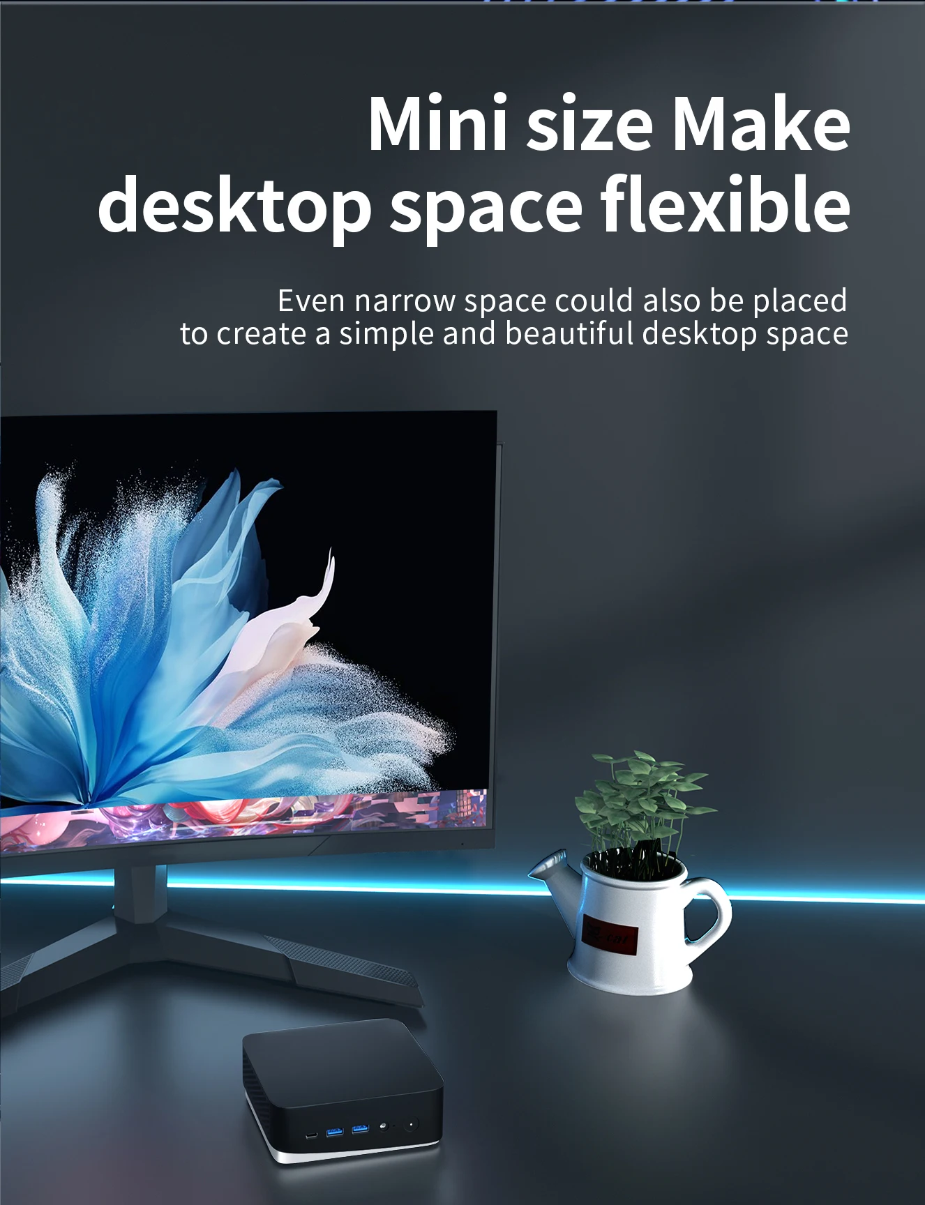 CYX كمبيوتر صغير AD16 I5 Core I5-12450H DDR4 16 + 512GB SSD Win 11 Pro BT 5.2 WIFI 6E 4K HD-MI UHD رسومات CYX كمبيوتر صغير