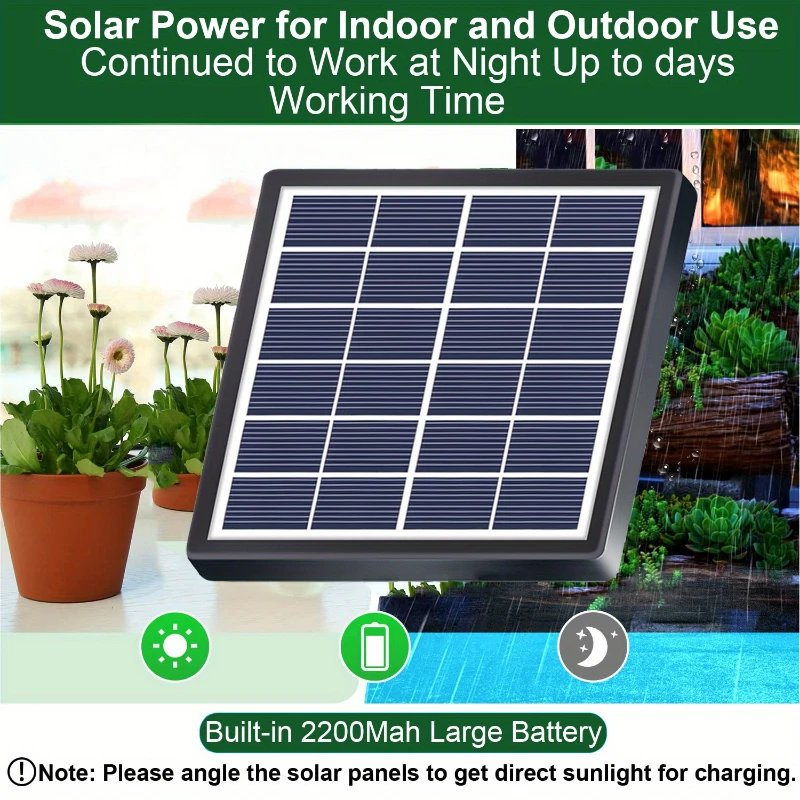 2024 Latest Drip Irrigation Kit for Potted Plants Solar System for Garden Supported Automatic Watering System