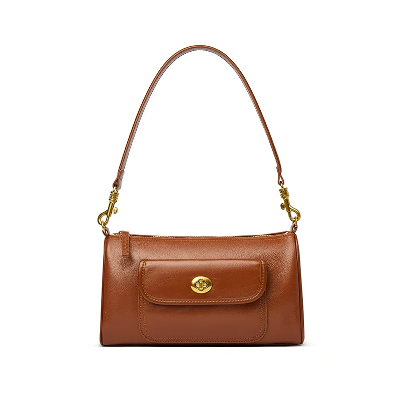 YANATARI Wholesale Handbags Vintage Crossbody Bags Shoulder Women Bags Top-Grain Leather Genuine Leather Cowhide Square Bag