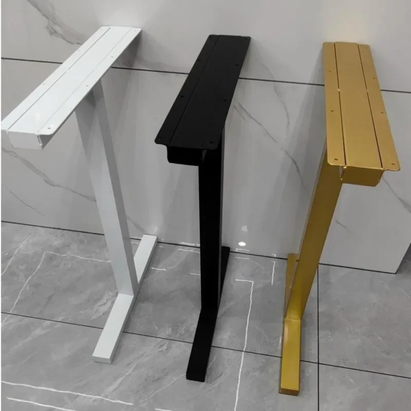 

I-shaped Table Foot Household Use Desk Metal Support Foot Iron Art Computer Table Leg Furniture Foot Accessories