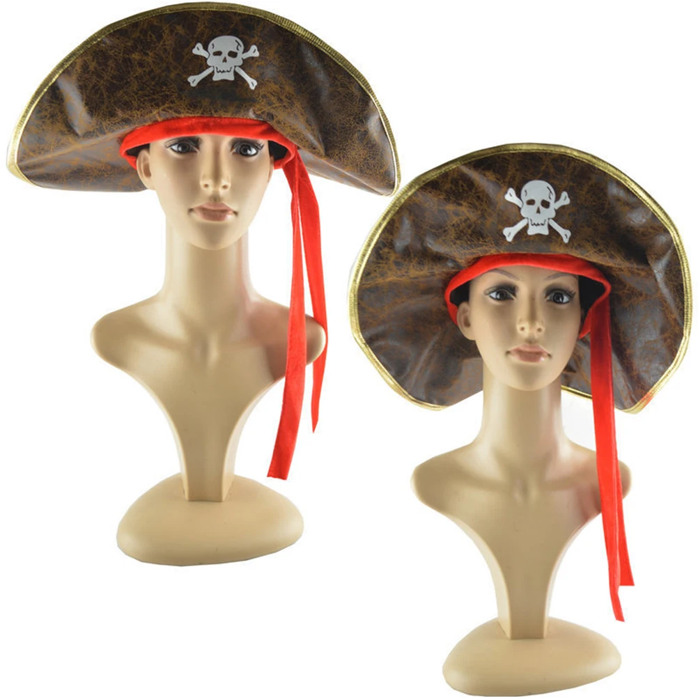 

Pirate Hat Dreadlocks Cap Props Halloween Party Supplies Cosplay Accessory Pirate Set Costume Festival Fun Decorations