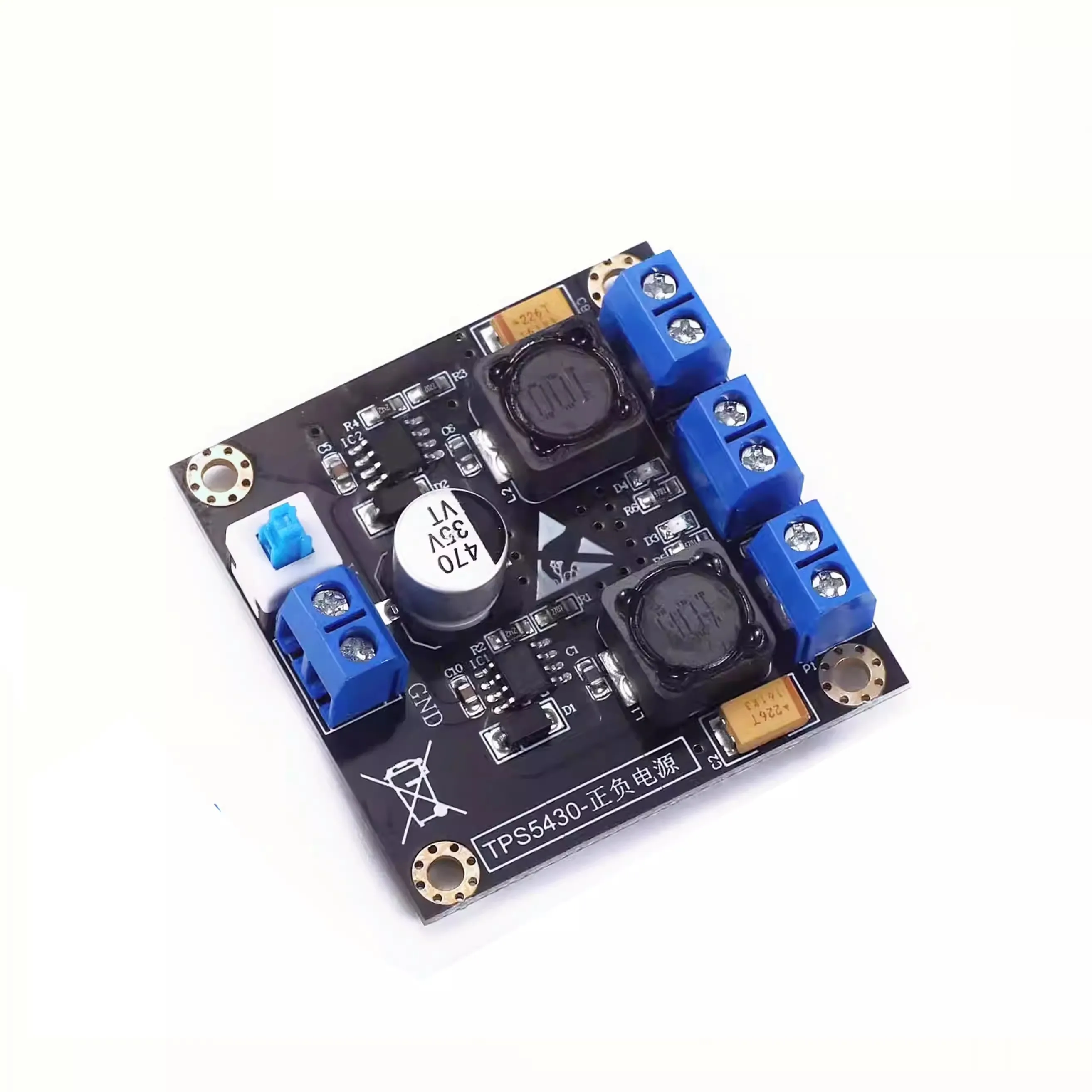 TPS5430 Positive Negative Dual Power Supply Module with Switching 5V 12V 15V Output