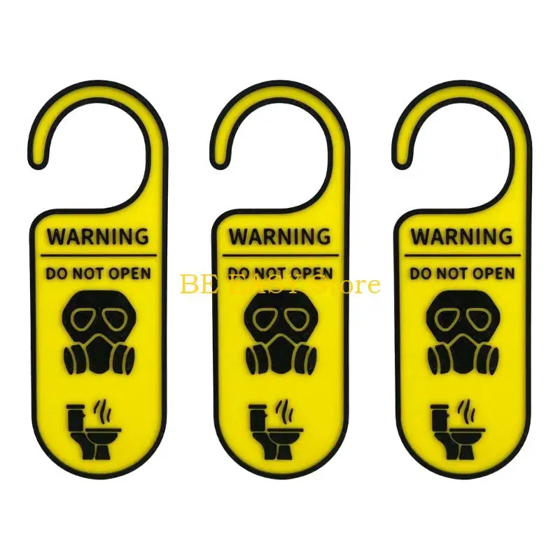 E28F Do Not Disturb Bathroom Door Sign Warning Do Not Open Occupied Door Hanger Sign for Home Office Conference Hospital