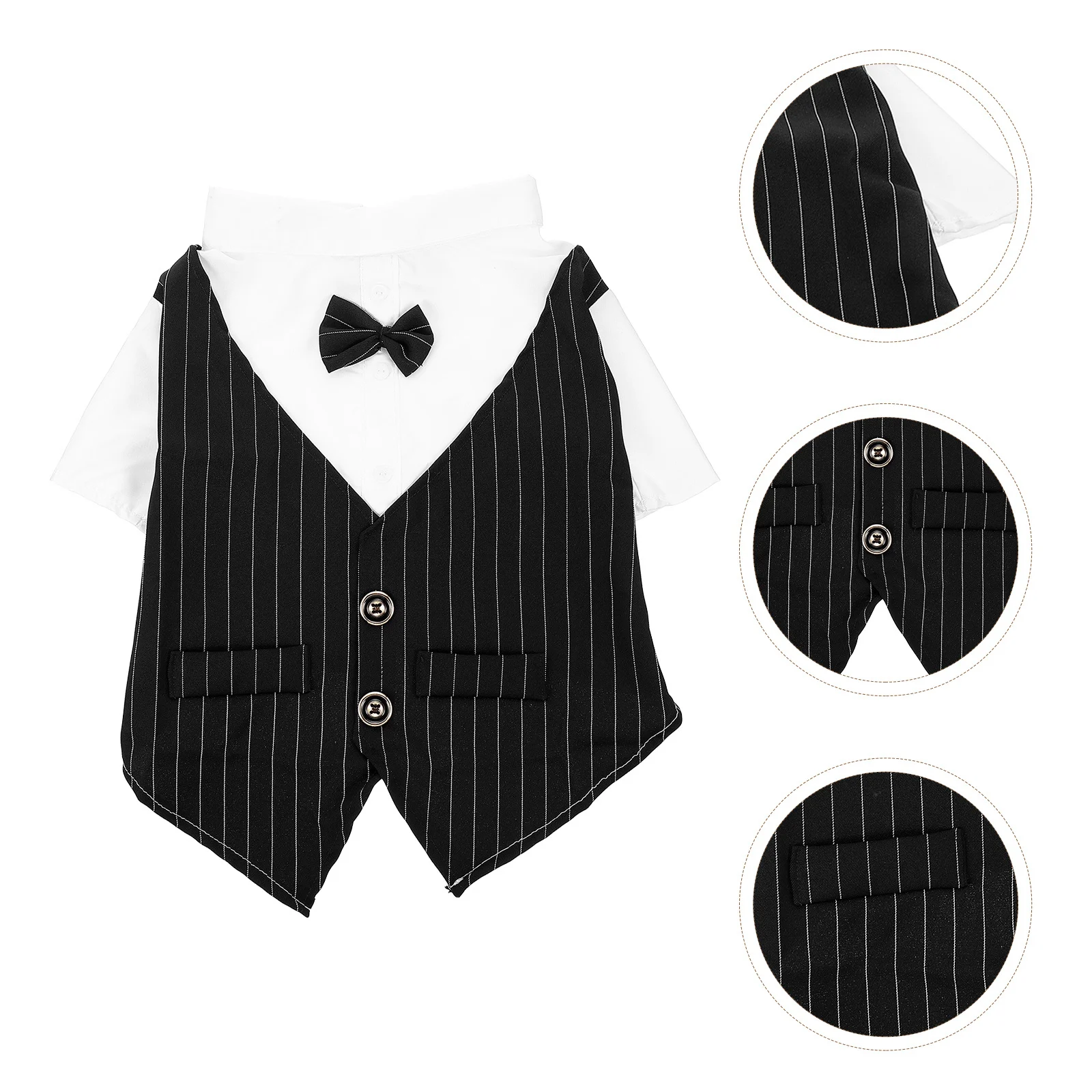 

Pet Suit Decorative Puppy Formal Dress Thin Pet Costume Dog Wedding Party Attire Cat Shirt Dog Outfit Cat Shirt