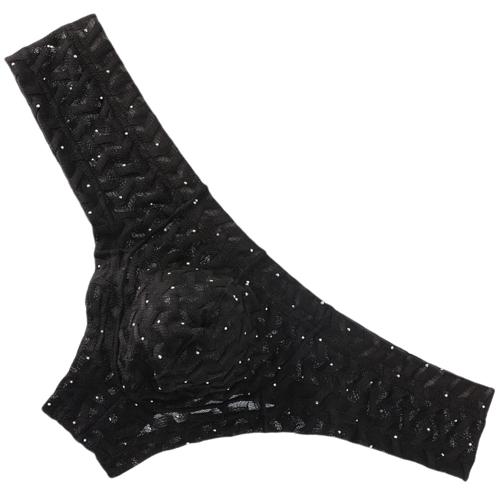 Mens Transparent Low-Waist Breathable Japanese Thongs Pouch Underpants Sexy Accessories Hot Brief Adult Underwear Men's Panties
