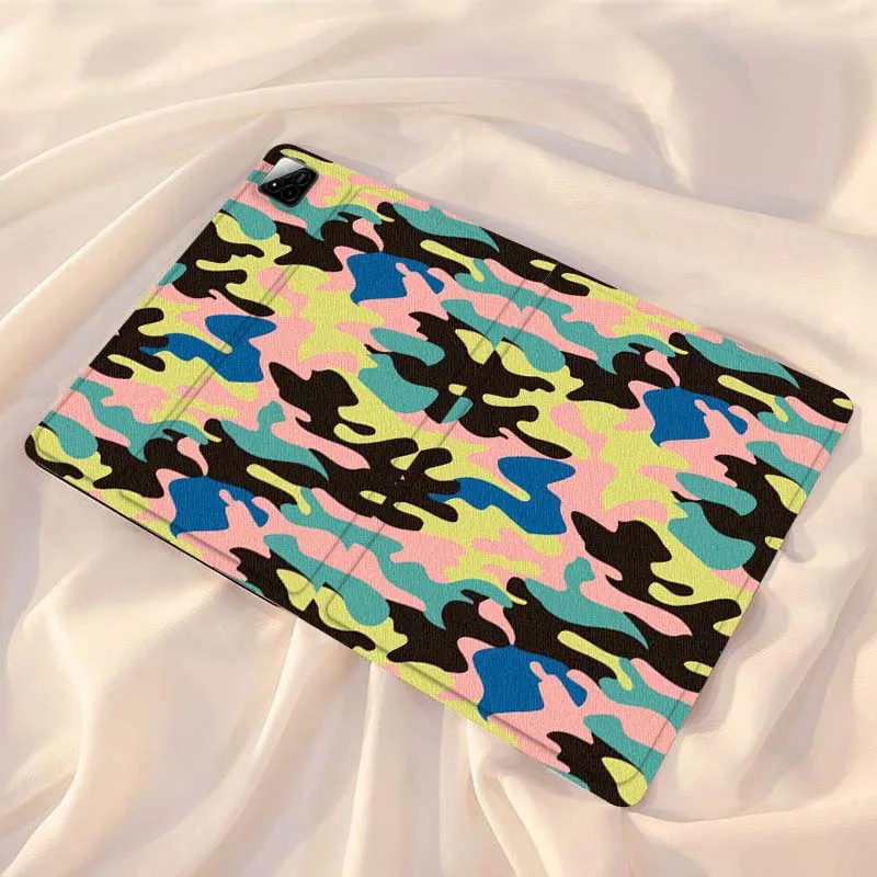

Cartoon Camouflage Color Pattern Tablet Case For Xiaomi Redmi Mi Pad 4 5 6 7 8 K SE Mini Pro Plus Max 10.1 11.2 inch