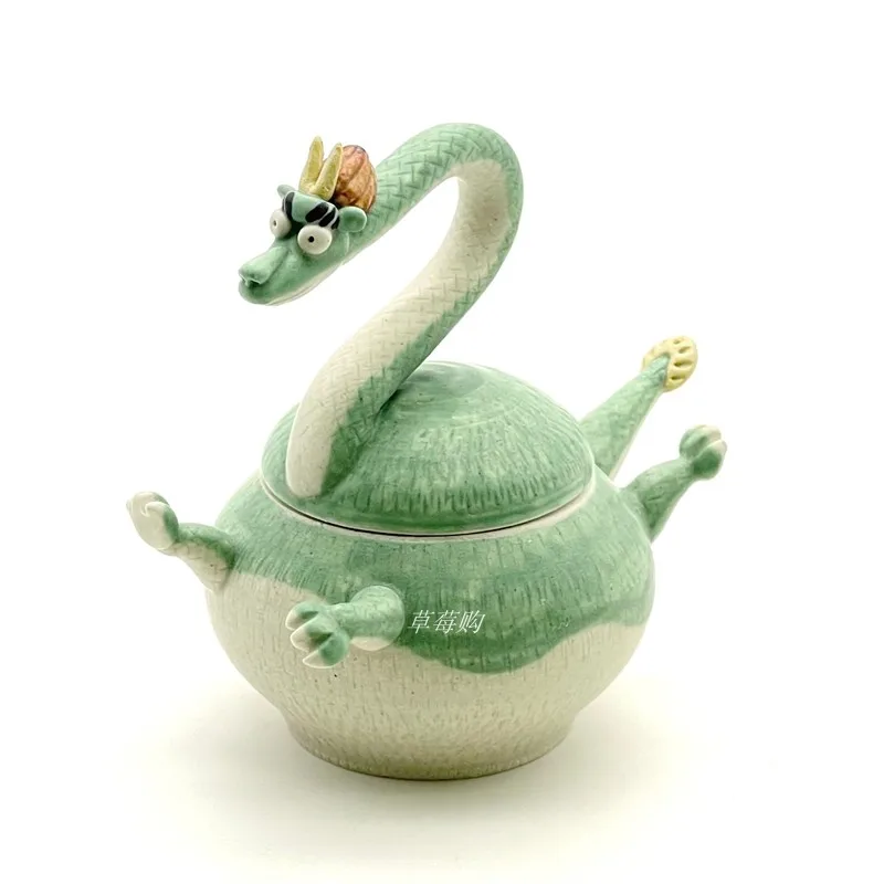 Super cute Dragon Year ornaments, Dragon Year storage jar, home decoration