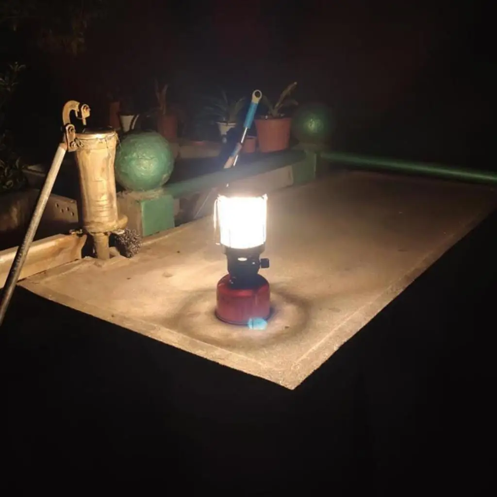 

Outdoor Camping Gas Lantern Adjustable Double Mantle Torch Light Portable Brass Lamp for Tent Hiking and Climbing