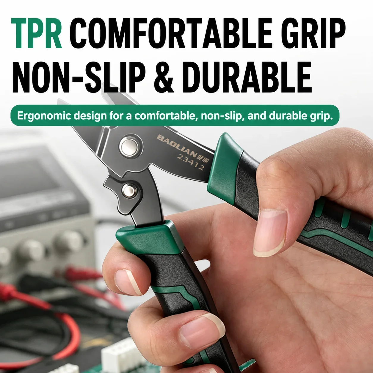 6 Inch Mini Cable Cutting Pliers Wire Stripper Cutter 1.6-4.0mm Electrical Wire Stripping Hand Tool for Circuit Maintenance