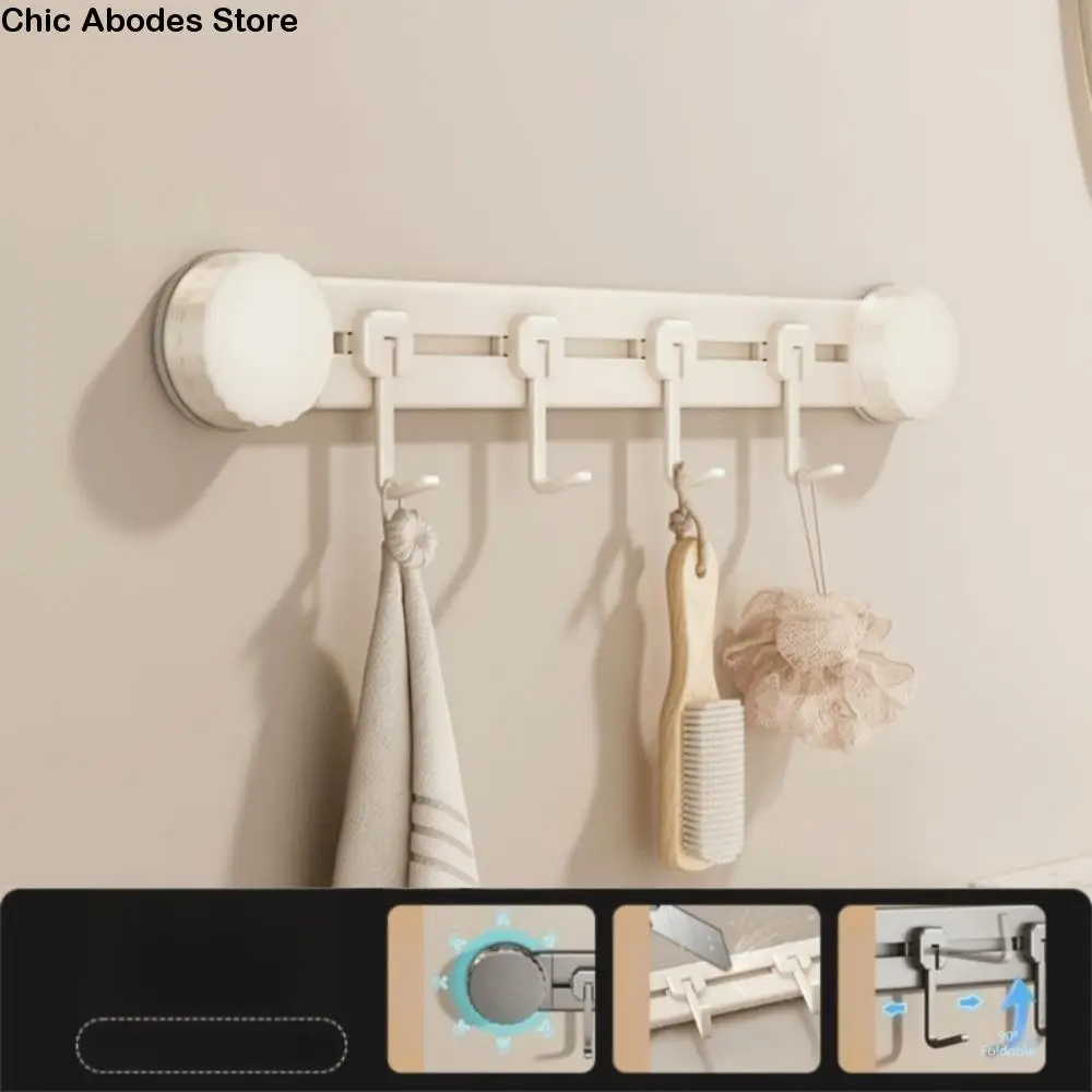 

4/6 крючков, вакуумные крючки на присоске, без сверления, настенные подвесные крючки для одежды, экономия места, бесследные кухонные крючки для хранения