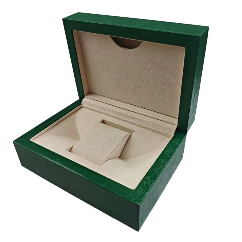 High end original watch box, green water ripple watch packaging box, watch storage box # Shoes can also be ordered view 4