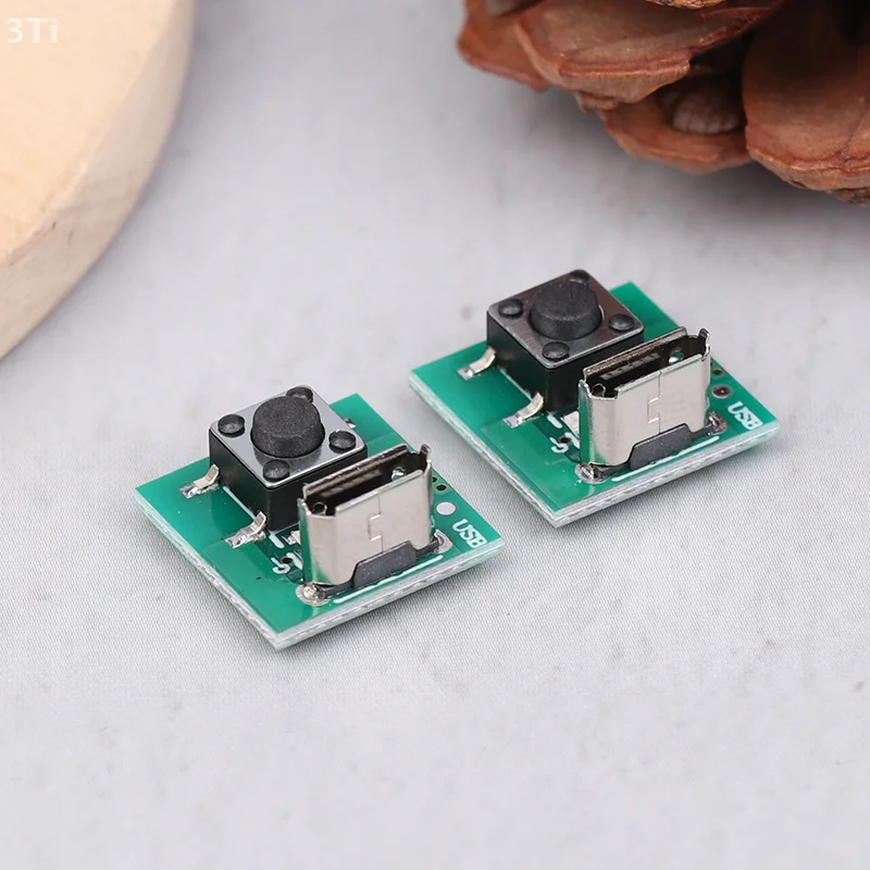 Strong Light ไฟฉายอุปกรณ์เสริม Android ชาร์จพอร์ตฟังก์ชั่นสวิทช์สัมผัส DIY โมดูลบอร์ด 2 ชุด LED ใช้