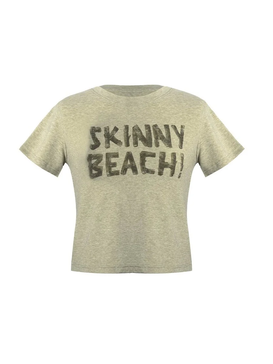 

Женский топ оверсайз из смесовой шерсти с длинным рукавом и буквенным принтом, повседневный, от GoGoBuyer