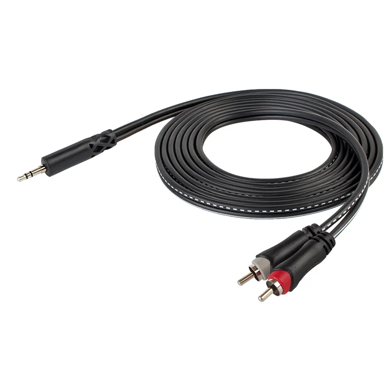 

Yinyu Stereo Audio Cable 3.5mm to Dual RCA OFC Shielded 1M 2M 3M 5M Hi-Fi Y Splitter for Amplifier Speaker TV Sound System