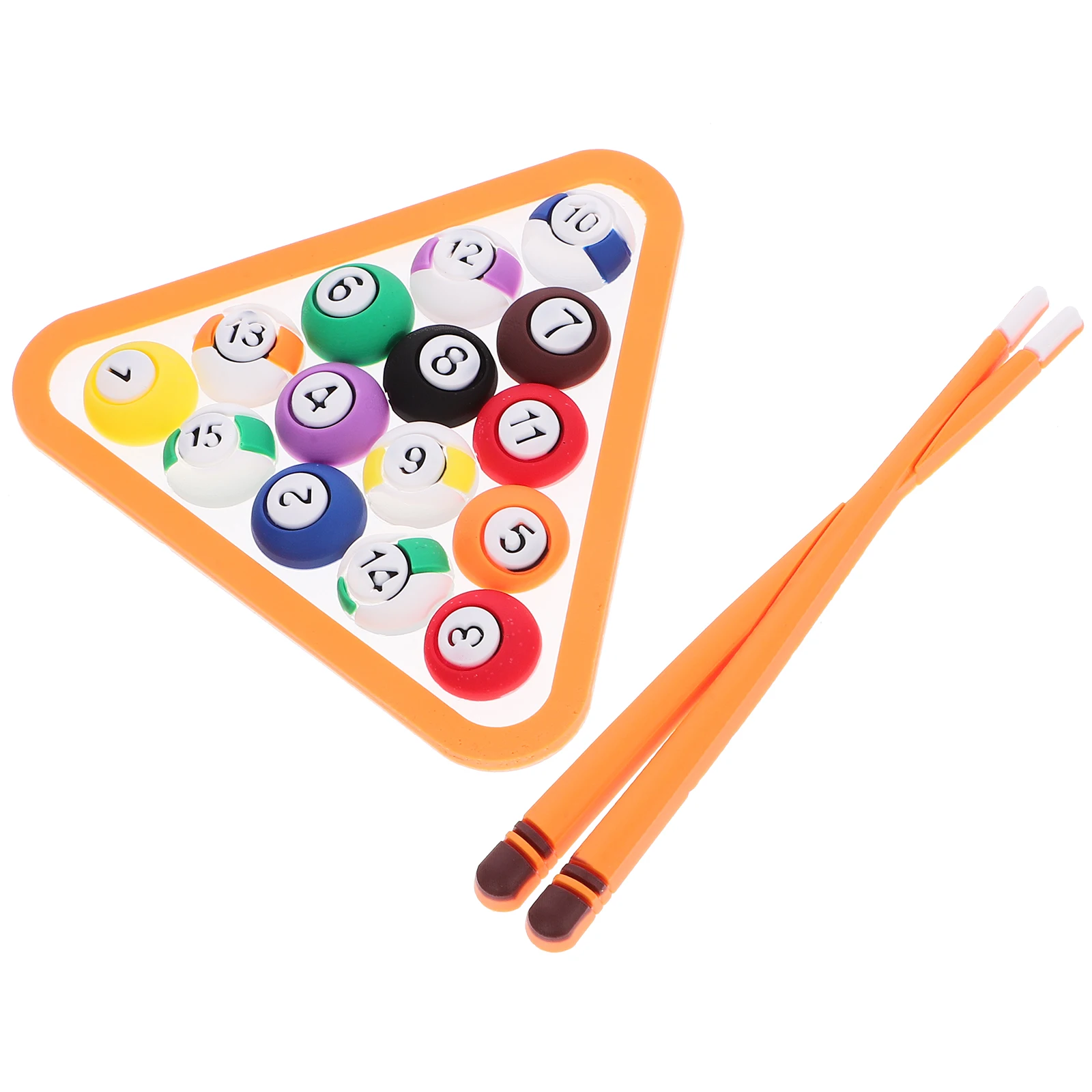 

2Sets Billiards Style Cake Decor Flexible Glue Crafts DIY Birthday Cake Dessert Baking Adornments Flexible Glue Decor