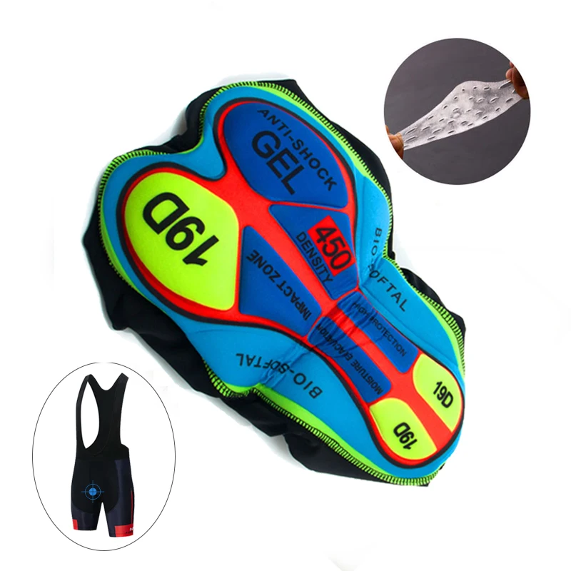 2025 QUICK STEP Summer Cycling Bib Shorts Men Outdoor Bike 19D Padded Riding Bib Tights MTB Bicycle Cycling Shorts Quick Dry