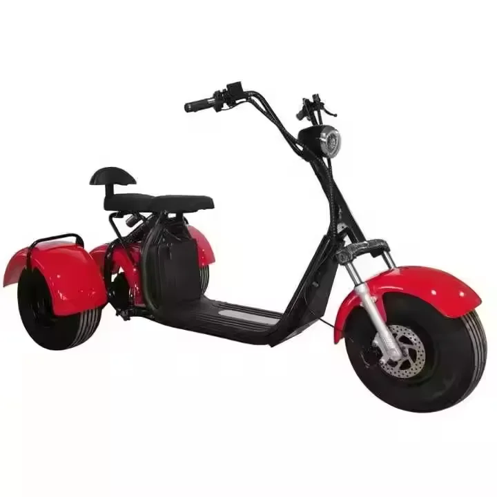 Clark is hot selling Powerful Three Wheel 2000W/3000W Electric Tricycle EEC COC With Pedal Double Battery Two Seat Cargo Basket