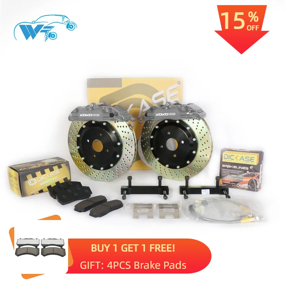 KOKO Racing 4 Pot Pinza Aggiornamento Sistema Frenante Pastiglie Freno In Ceramica 330mm Rotore A Disco per Audi Q5 17