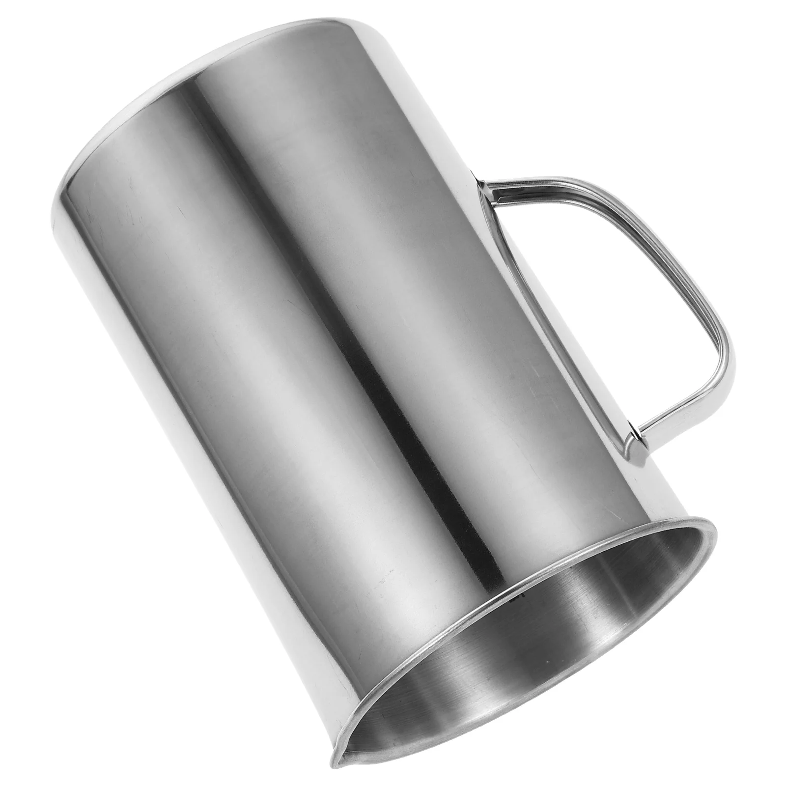 2000 Ml Stainless Steel Measuring Cup with Handle Pouring Pitcher Milk Frothing Kitchen Baking Accessory