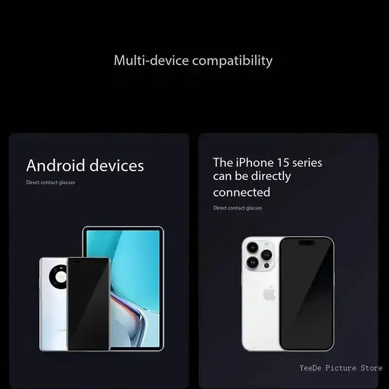 نظارات Rayneo Air 2S الذكية AR الأصلية 201 بوصة مايكرو OLED 5000nits AR نظارات ثلاثية الأبعاد HD سينما خاصة آيفون 15/16 #6