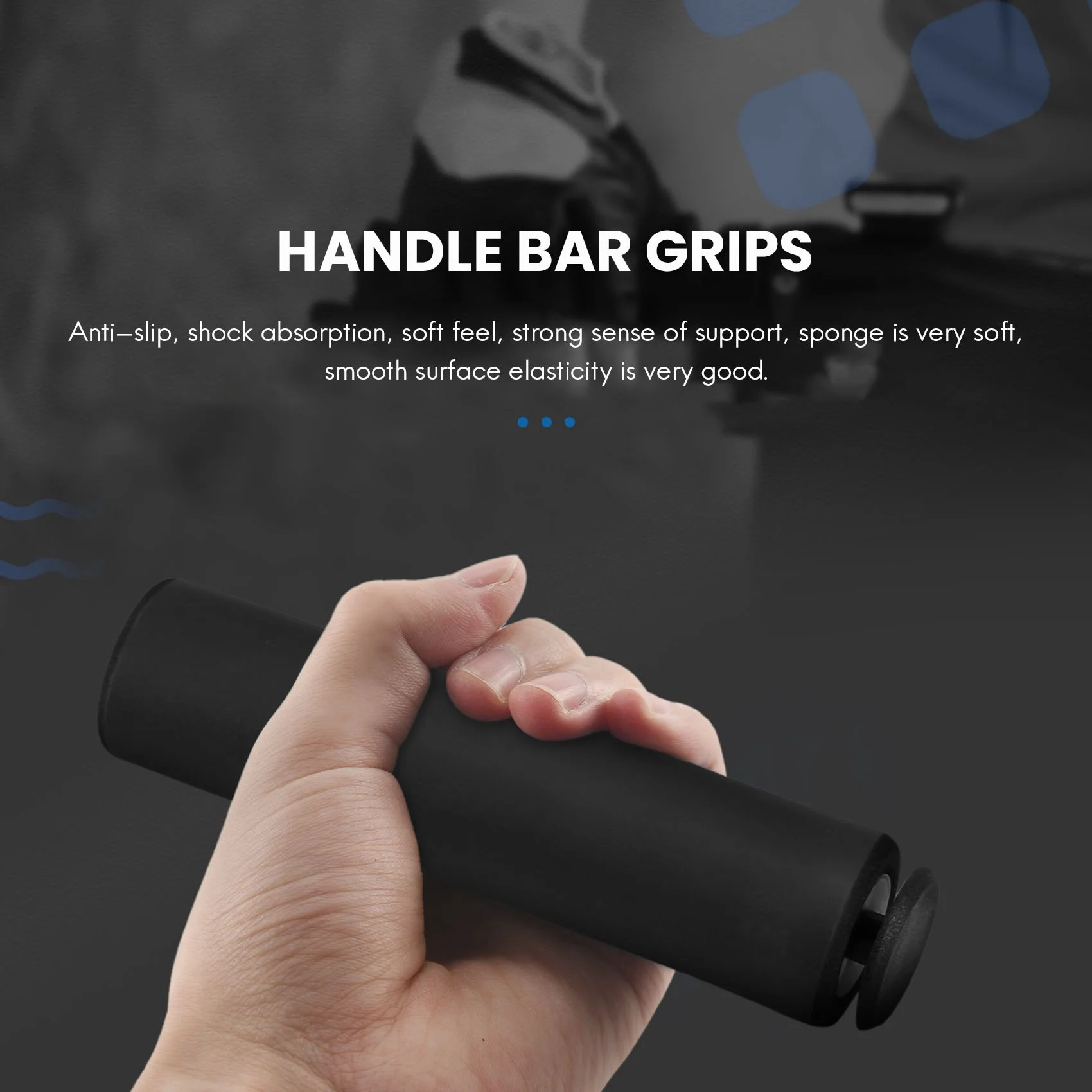 Handle Bar Grips Scooter Mountain Bike Bicycle Cycle Ultralight