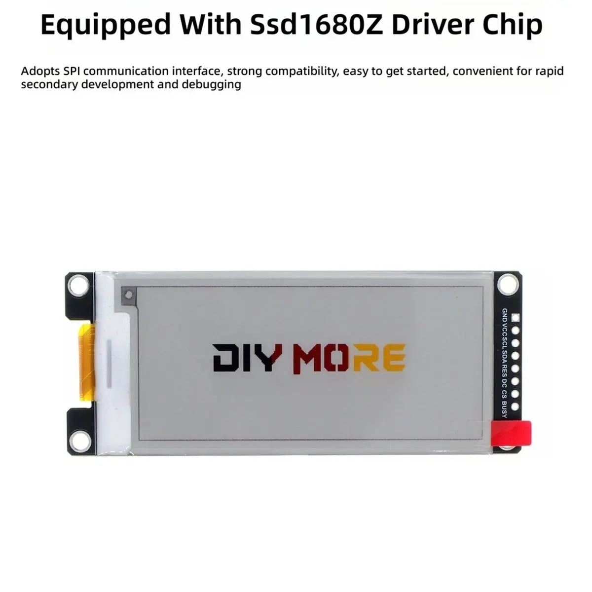 2.9 Inch E-Paper Display 2.9'' E-Paper EInk Black White Red Yellow Display Screen 128x296 SPI Port