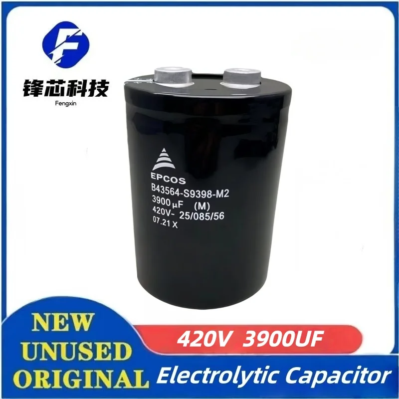 

420 В 3900 мкФ EPCOS алюминиевый электролитический конденсатор инвертор сварочный аппарат 420 В 3900 мкФ винтовой конденсатор с болтом
