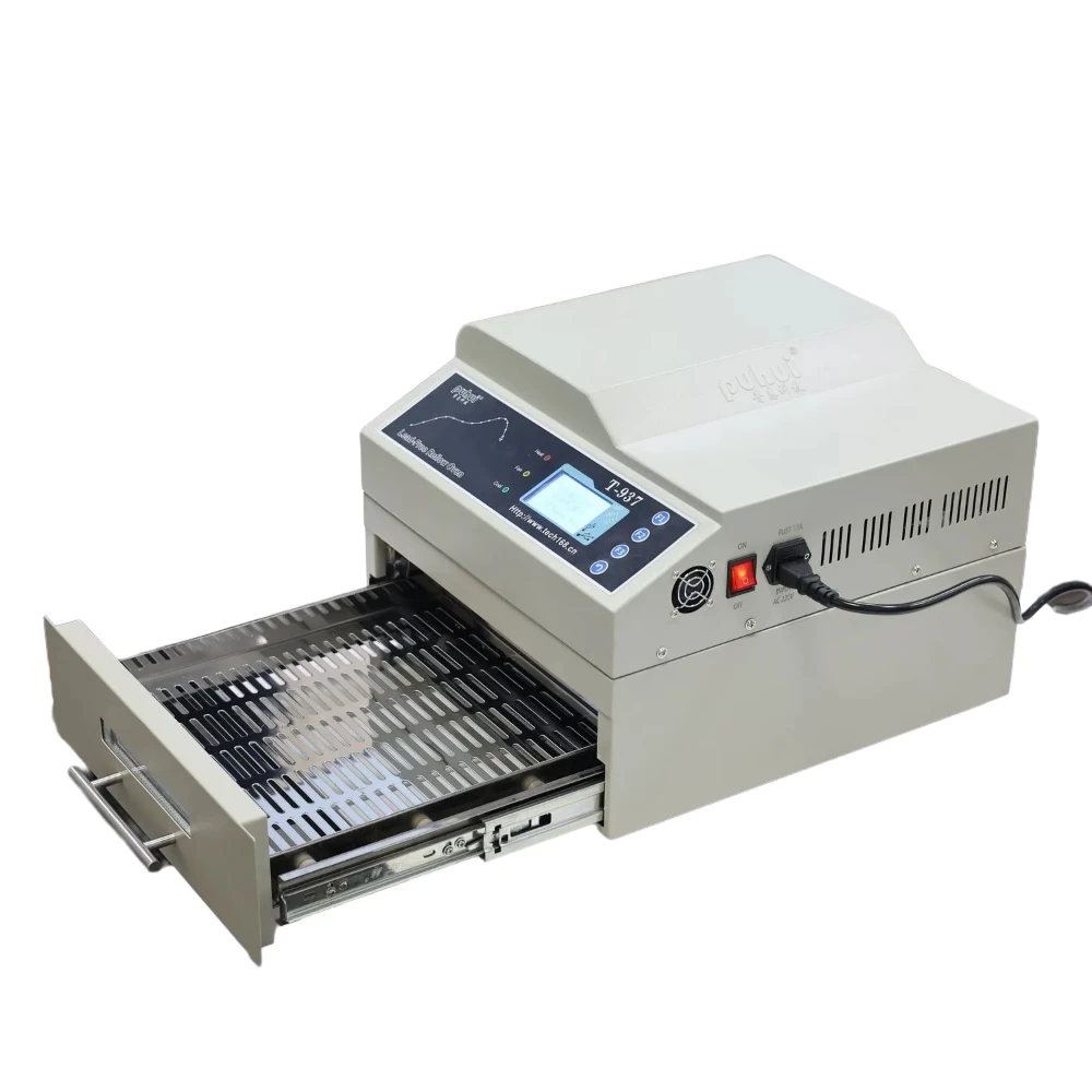 T-937 Reflow Oven, Professional Benchtop System For PCB Soldering, Integrated Database Management Function