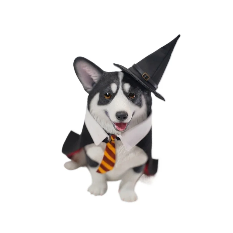 Corgi model, magician puppy tide play creative magic animal peripheral ornament figure
