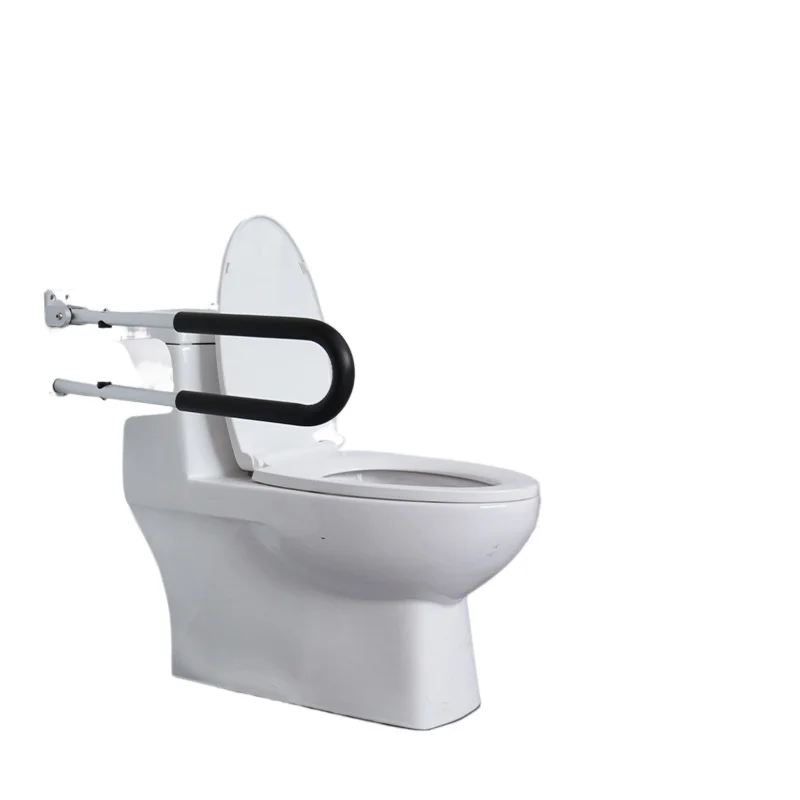 

*Toilet toilet armrest Household anti-drop foldable disabled bathroom barrier-free railing to assist in getting up