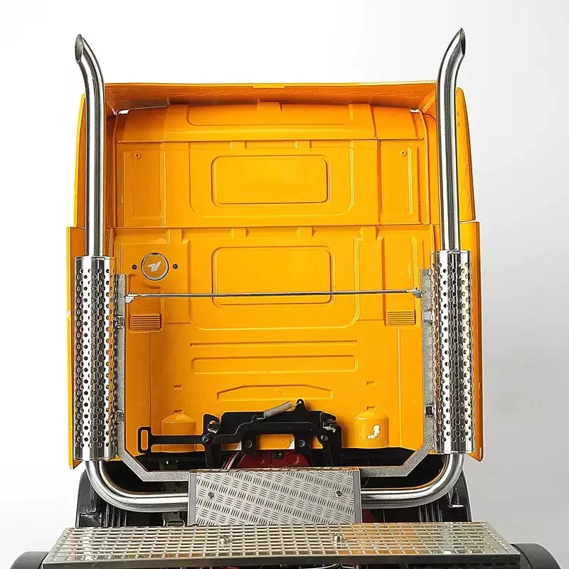 

LESU RC Parts Metal Exhaustor Exhaust Pipe for 1/14 RC Tamiyaya R470 R620 Remote Control Tractor Trailer Truck Car Toys TH14127