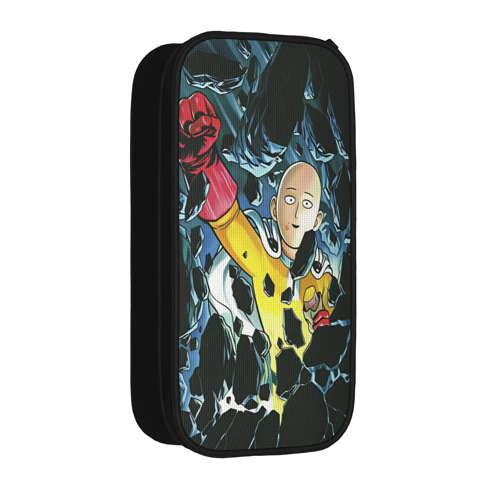 Saitama Pencil Case One Punchs Man  Students Cool Pencil Pouch Design Back To School Pencil Cases Supplies Birthday Gift