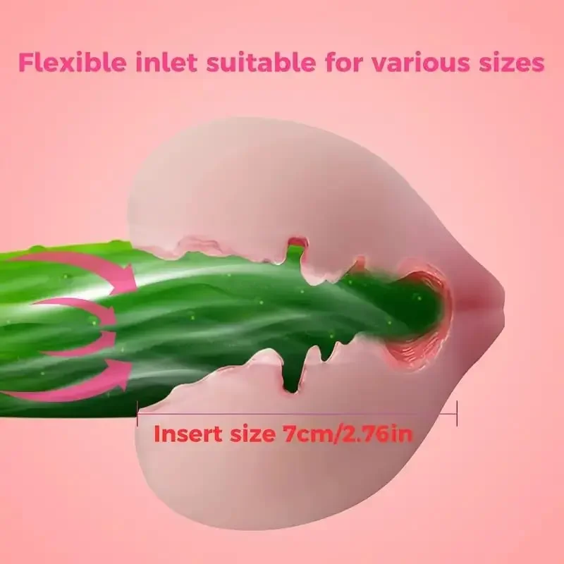 Peach Shaped Male Masturbator Adult Sex Toys for Men, Male Masturbator Sex Dolls,, Portable Silicone Pussy Masturbation Cups