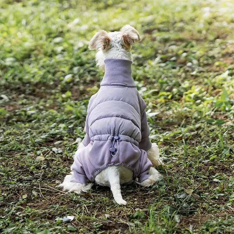 Dog Full Pack Cotton Jacket Outdoor Cold Proof Four Leg Dog Clothing Warm Sports Pet Autumn Winter Keep Warm Clothing For Dog