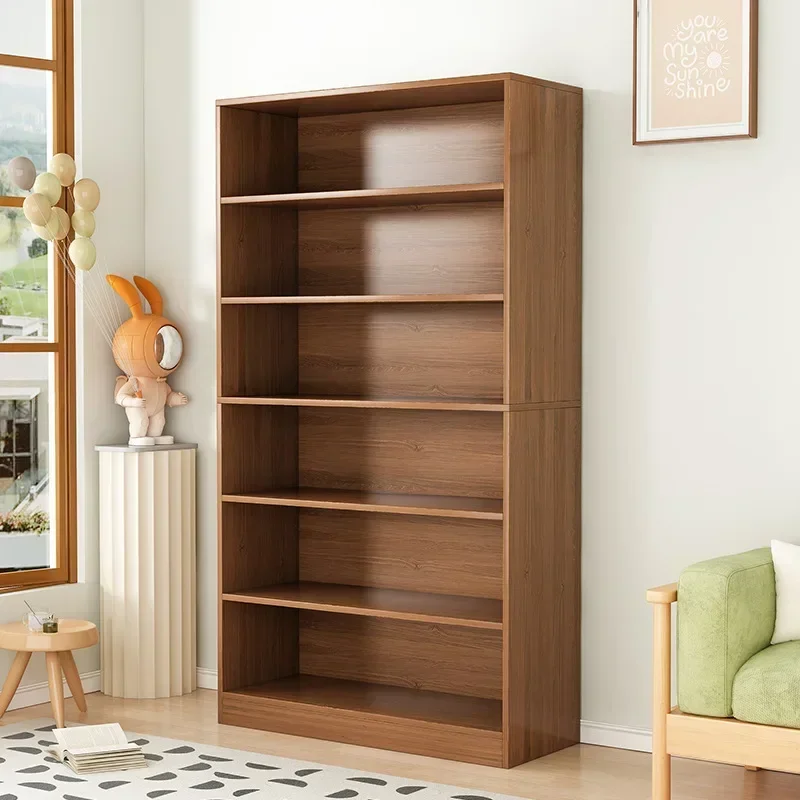 Multi-functional Bookcase Multi-layer Storage Shelf, Solid Wood Color Layered Shelf, Integrated Bookshelfsturdy And Durable