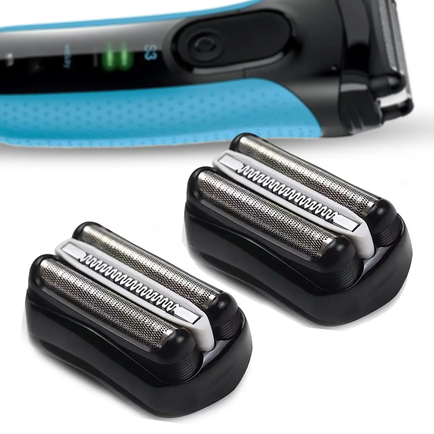 2Pack 32B Series 3 Electric Shaver Replacement Head Accessories for S3 Foil & Cutter Razor Heads, Applicable for Brau*n S3