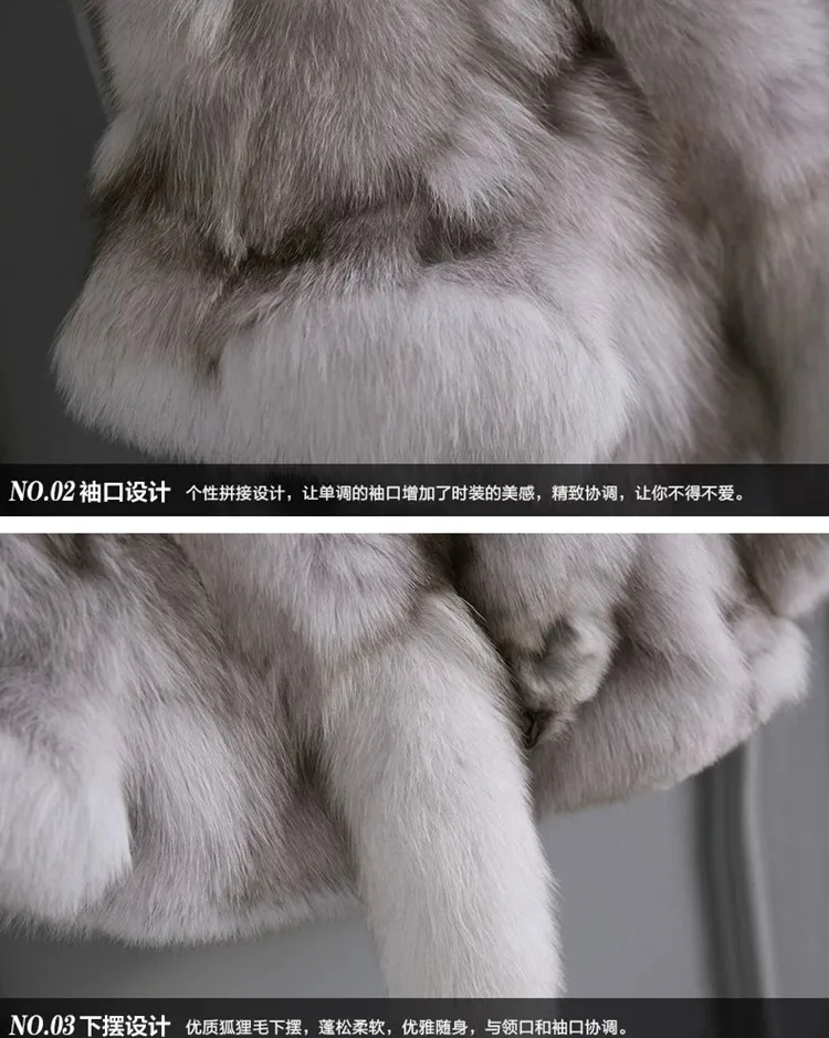 Autumn and Winter Real Fox Fur Coat Shawls Neckline Jacket Women Natural Fur Vest Shawl Short Trend Personality Lady Fur Poncho