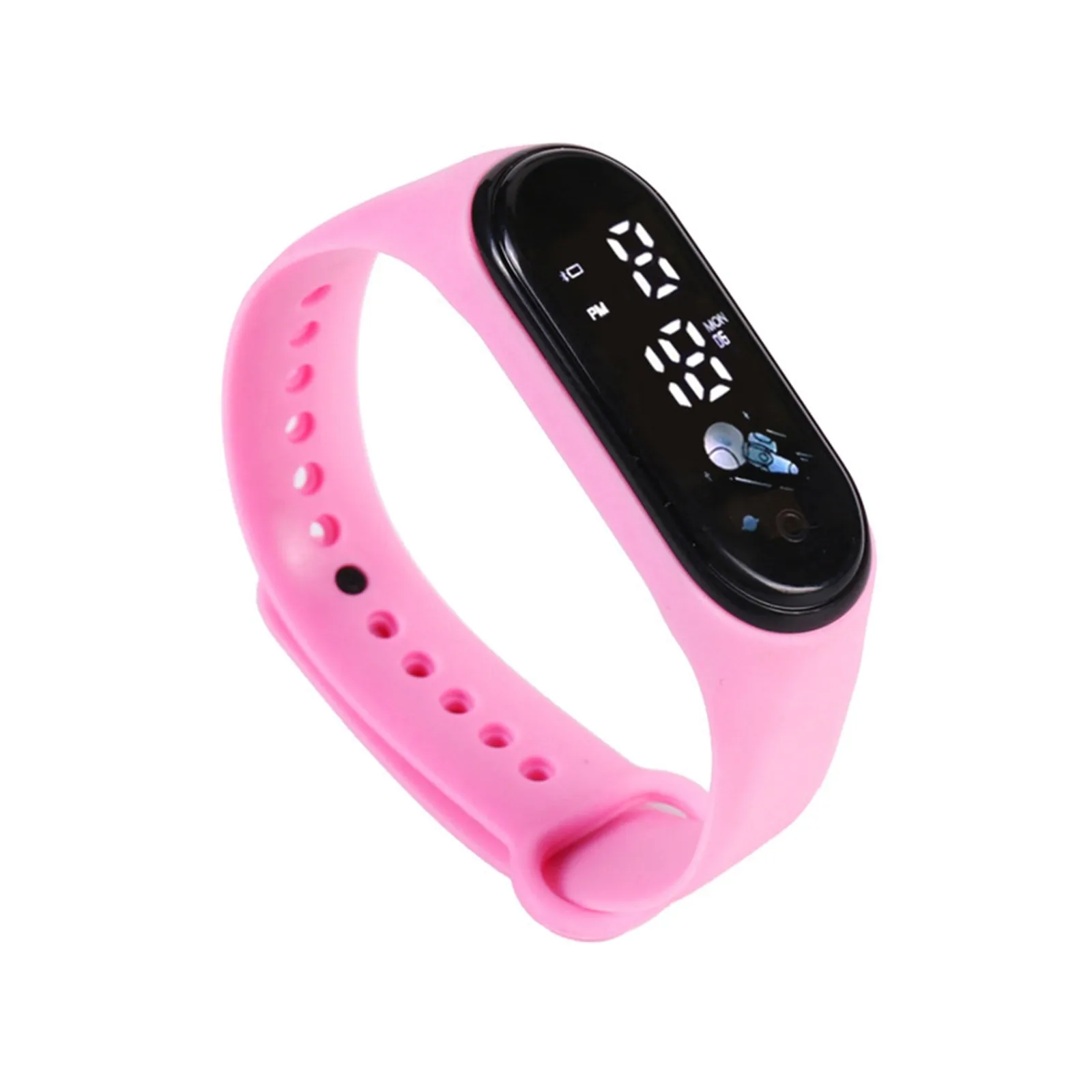 Snoep Kleur Kinderen Kinderen Horloges Voor Jongen Meisjes Siliconen Band Horloge Led Digitale Kid Horloge Mode Sport Waterdichte Armband