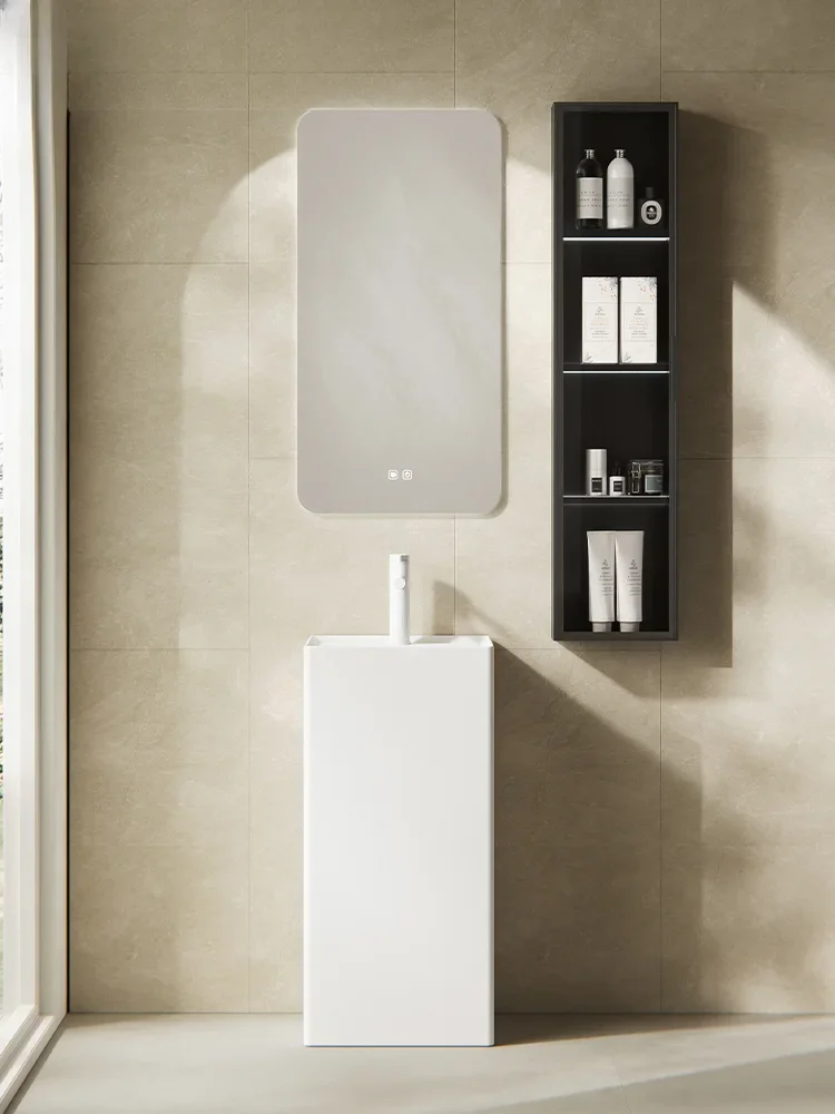 Hotel bathroom engineering square column basin floor-to-ceiling wash basin balcony large-size column type